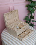 Sieradendoos velours – Beige