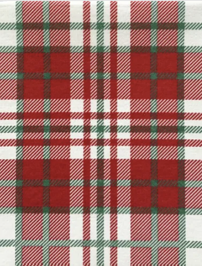 Wegwerptafellaken Airlaid (Intissé) - Schotse Ruit  - 150 x 240cm