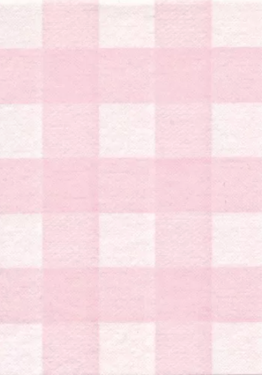 Disposable tablecloth Airlaid (Intissé) - Pink Vichy - 150 x 240cm
