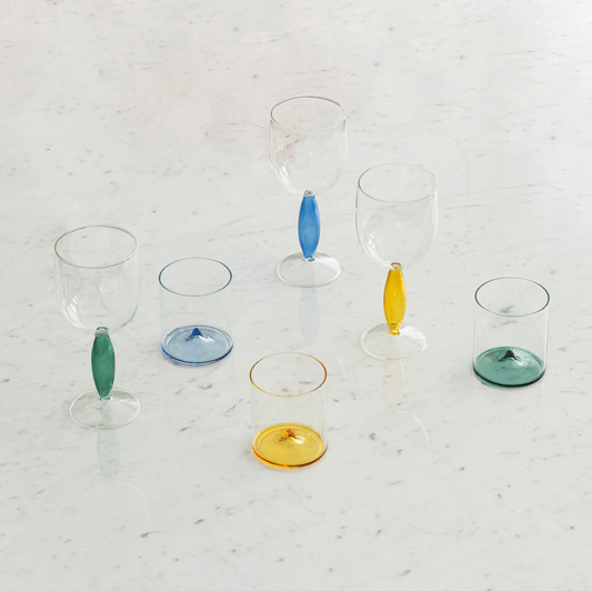 Druppelglas - Transparant (Set 4)