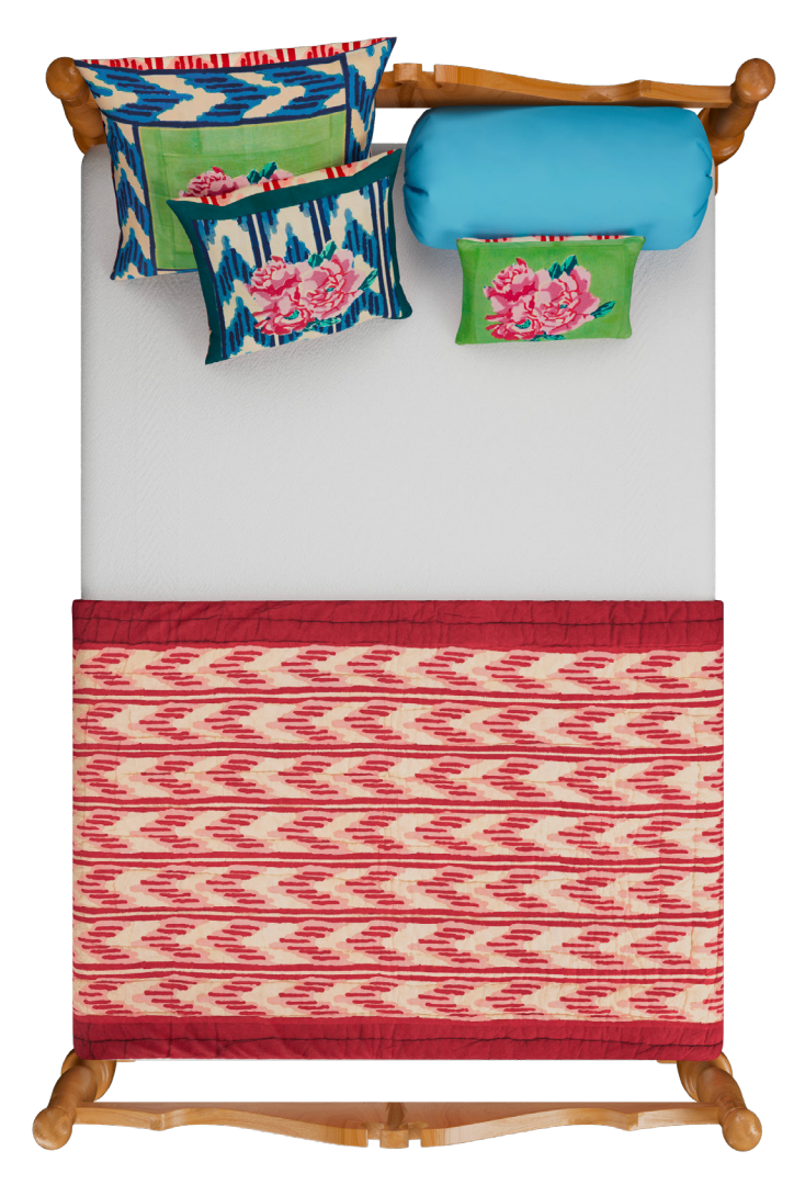 Nina Rose - Kussensloop - Mint - 60×60 cm