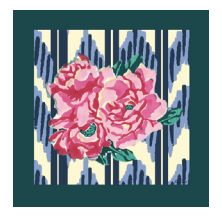 Nina Rose - Kussensloop - Mint - 45×45 cm