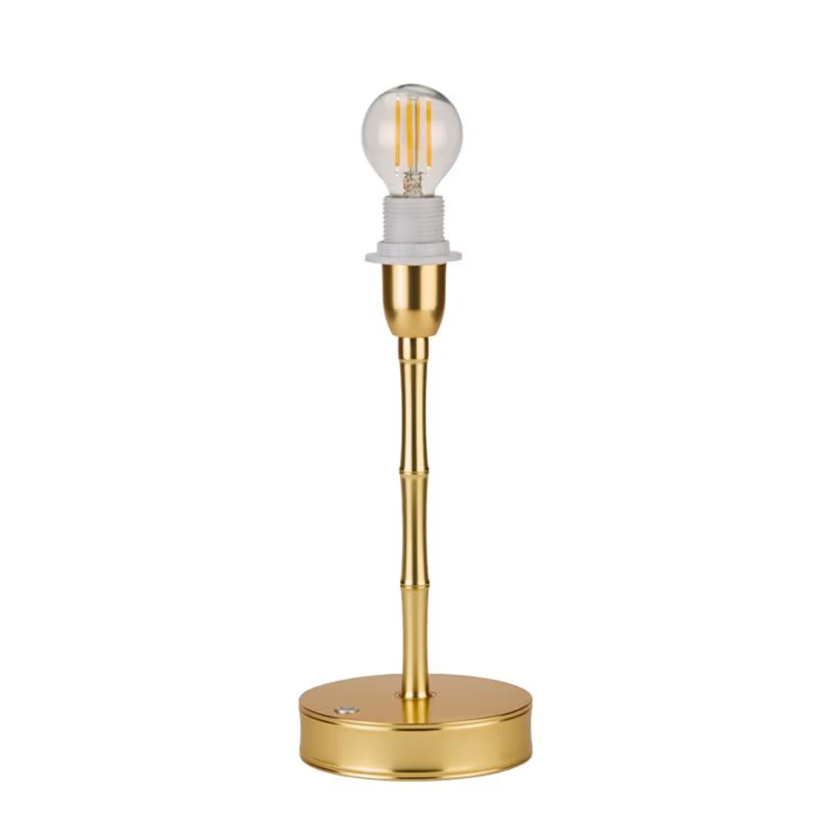Bamboo Tafellamp Basis – Goud (25 cm)