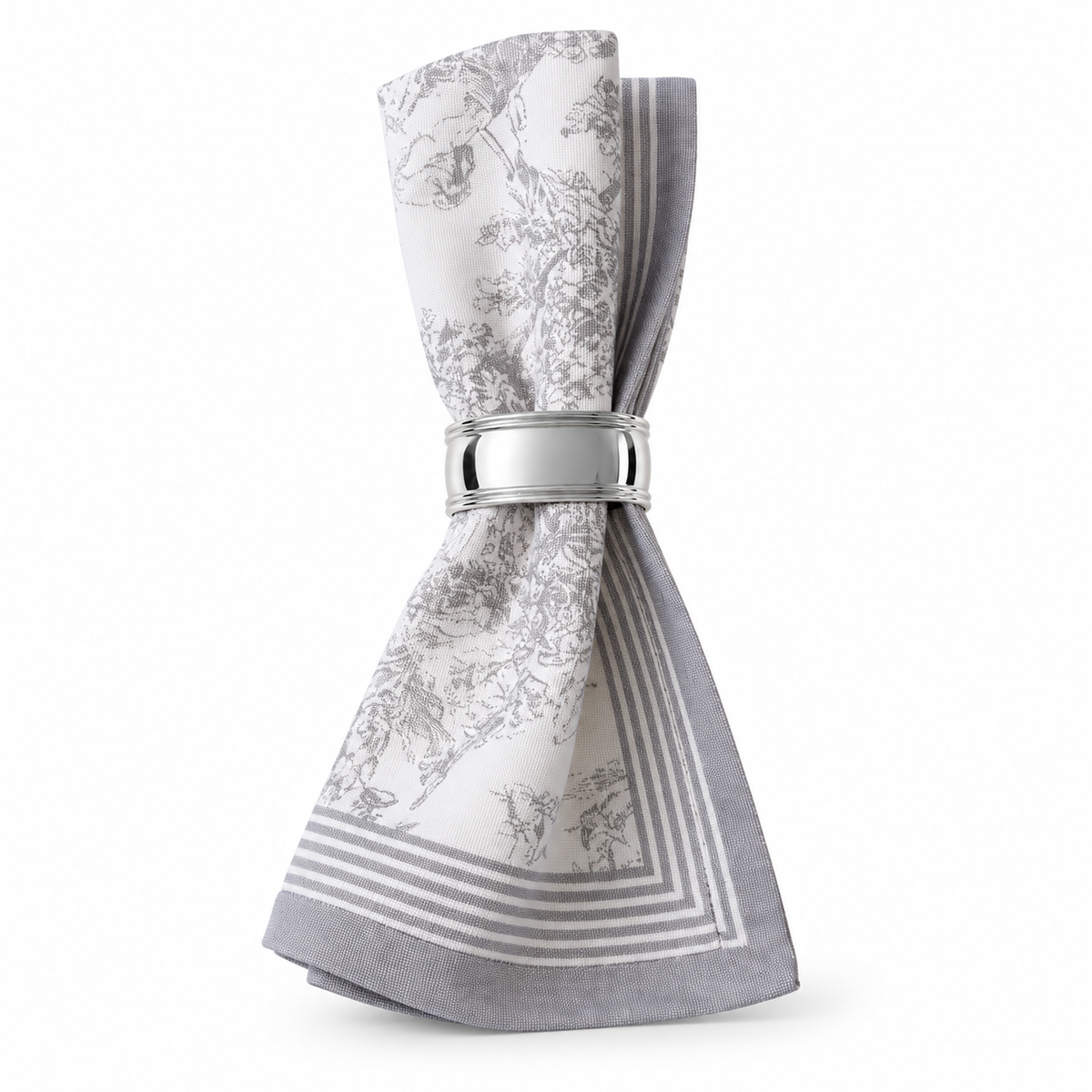 Katoenen servet Toile de Jouy 45 x 45 cm