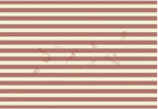 Auguste Rust tablecloth with stripes and embroidery