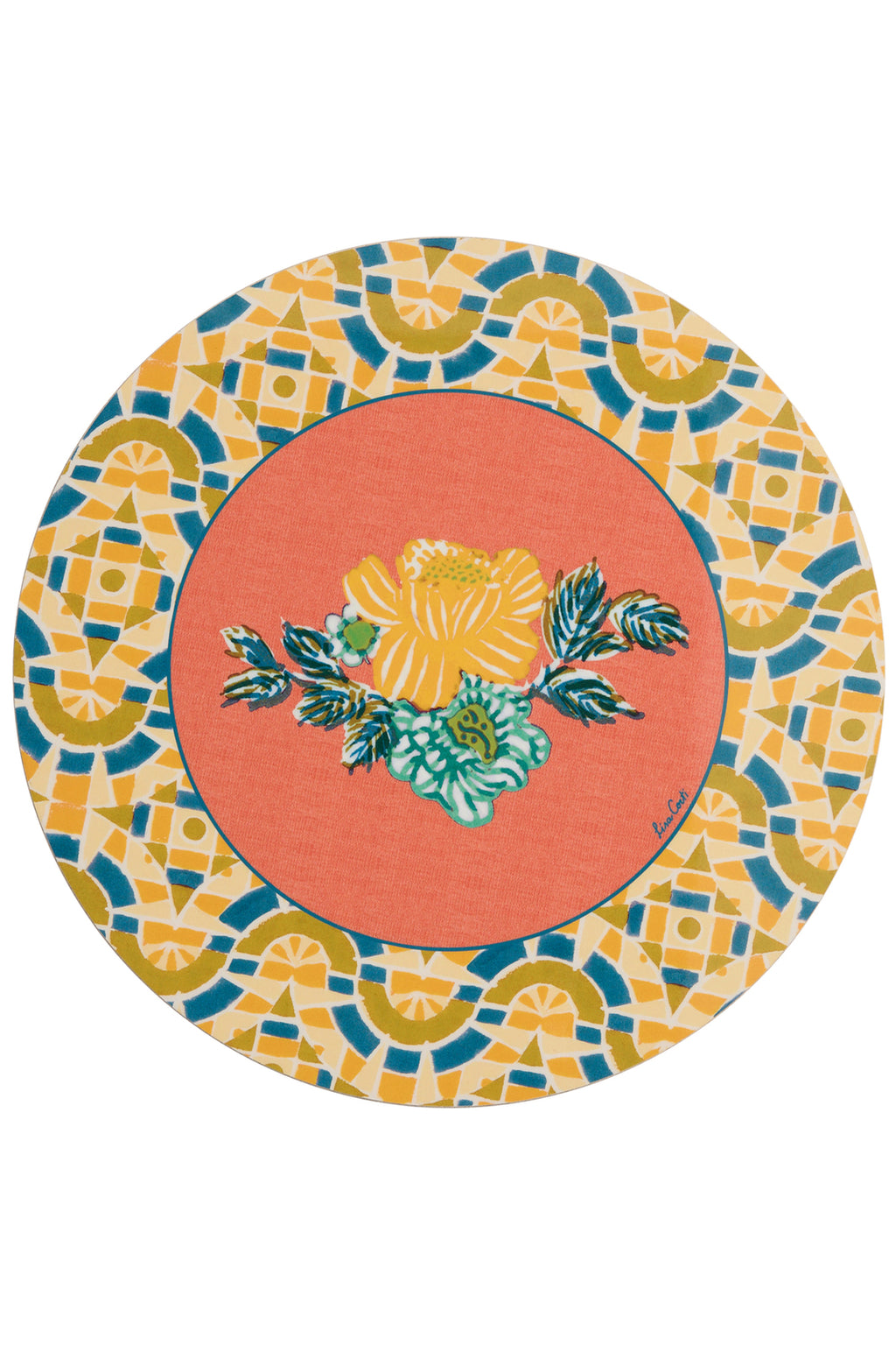 Amer Rose - Placemat Ø 39 cm