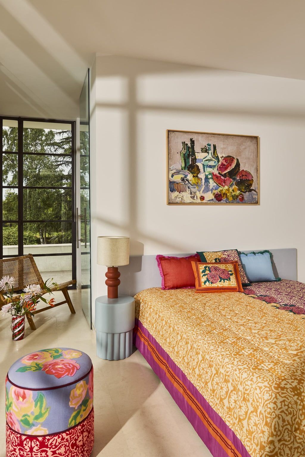 Bicolor - Kussensloop -Jade - Paars - 35×50 cm