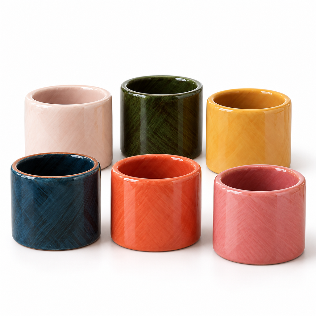 Set of 6 napkin rings