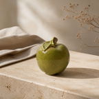 Decorative Ceramic Apple - Green - Ø8.3 x H9 cm