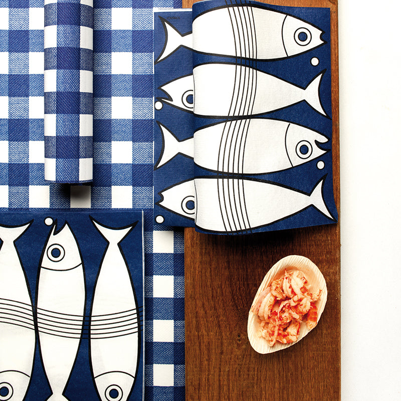 Servetten - Fish - 40x40