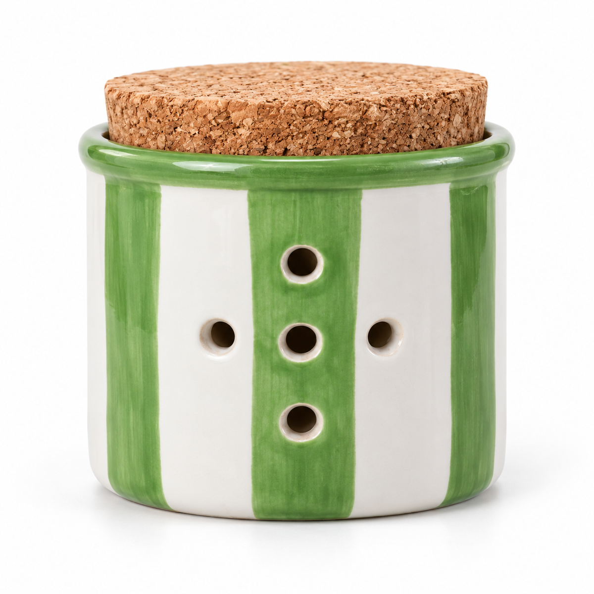 Knoflookpot met kurken deksel