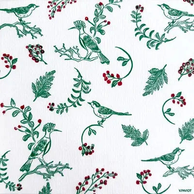 Papieren kerst- en winterservetten 40x40