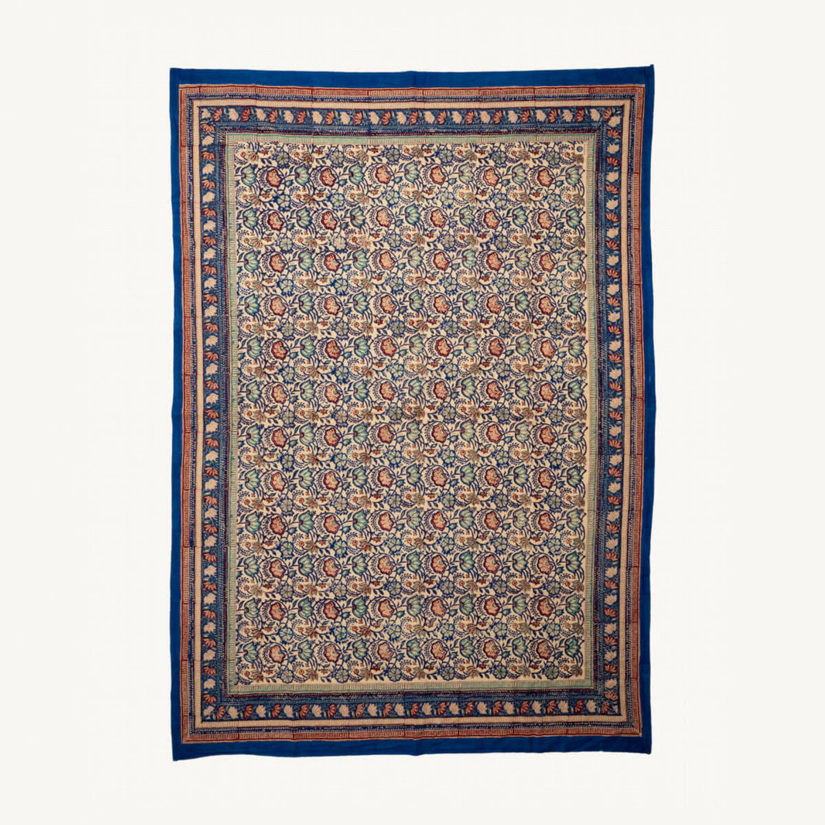 Hand-printed tablecloth "Bluebell" - 2 sizes