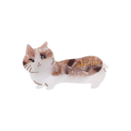 Likio Milk Coffee Cat hair clip shaped like a cat in milky coffee tones