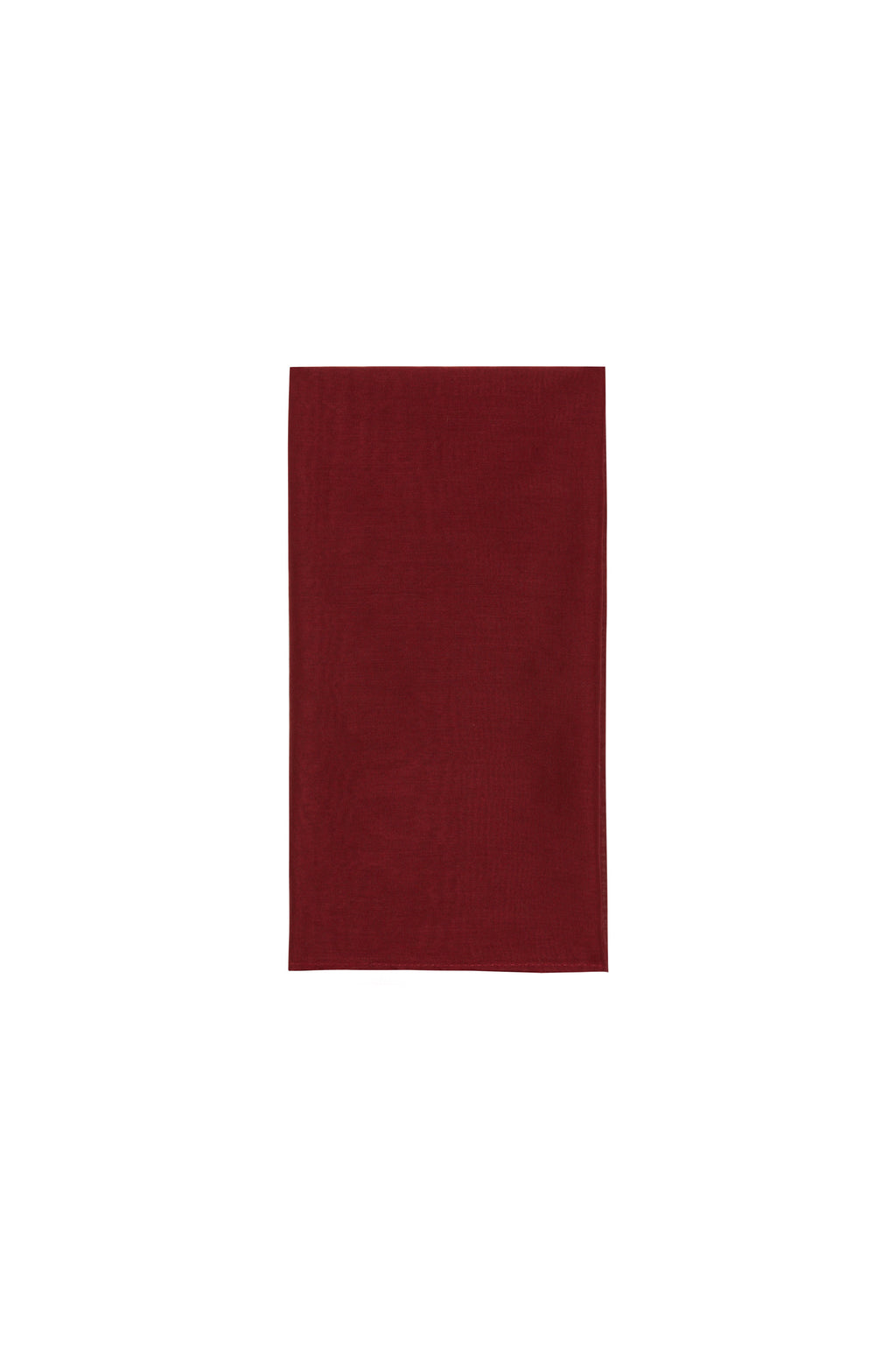 Organza servet bordeaux, gevouwen
