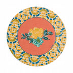 Ronde placemat Amer Rose oranje 39 cm