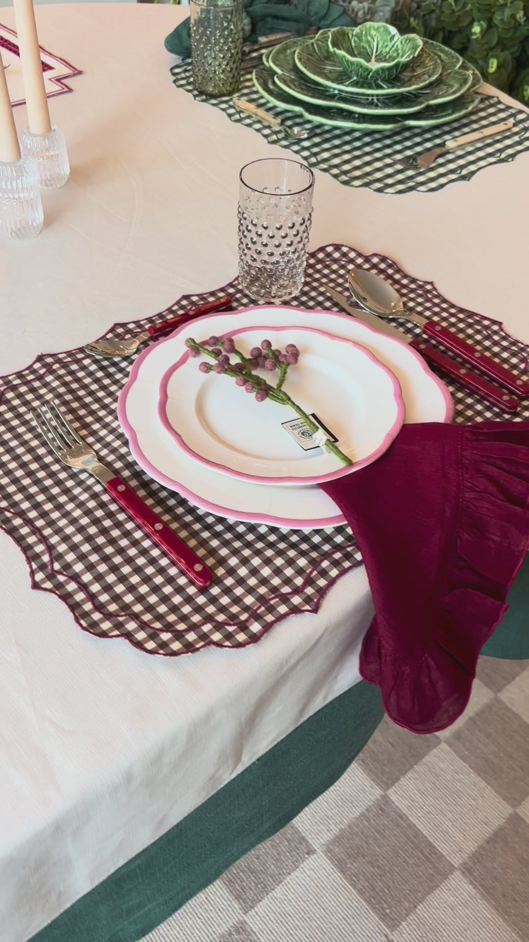 Gitane Linen Napkin – Red