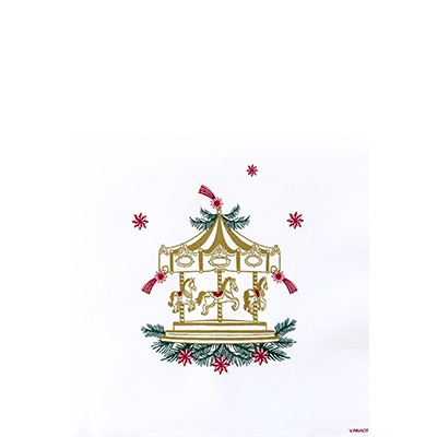 Papieren kerst- en winterservetten 25x25