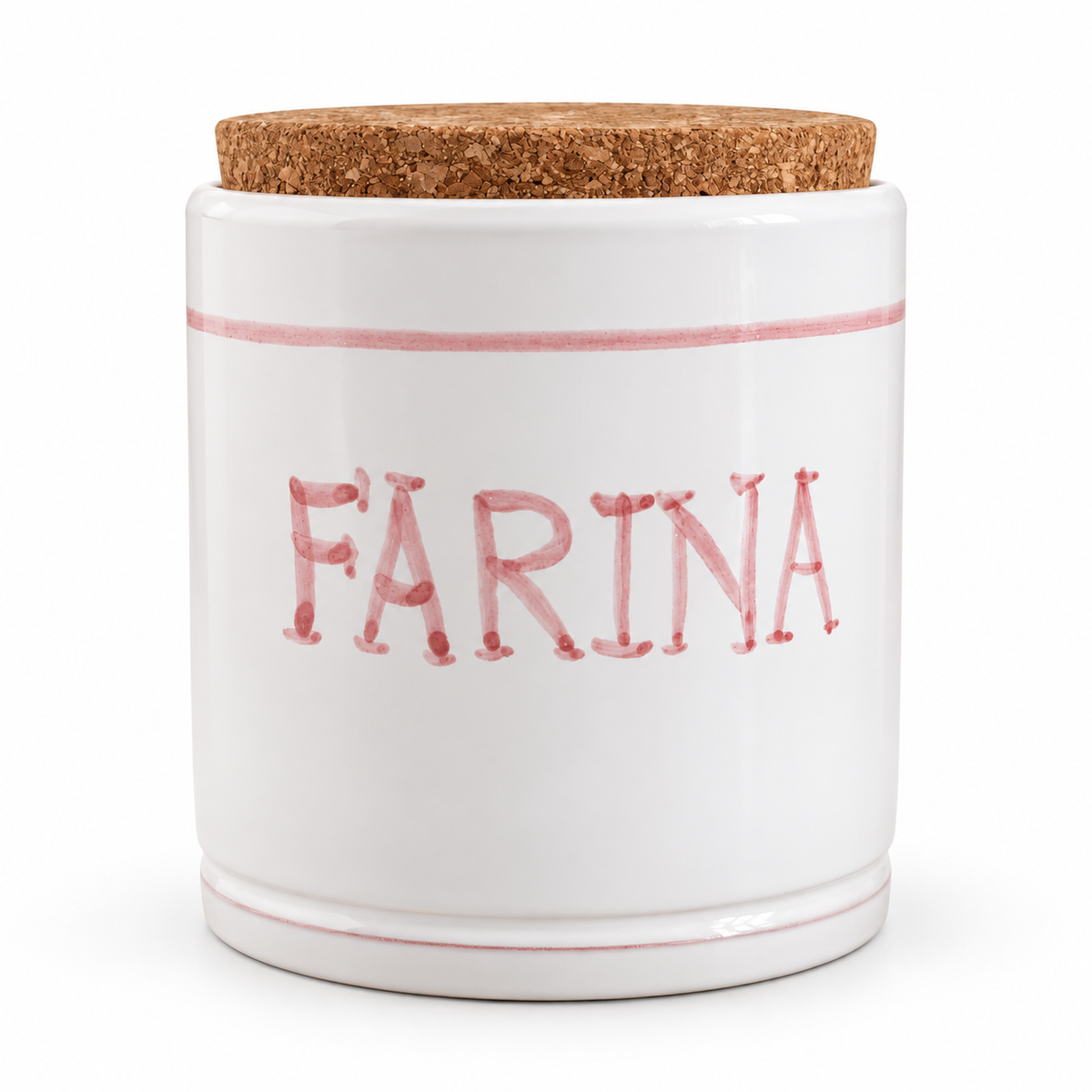 Storage jar with label